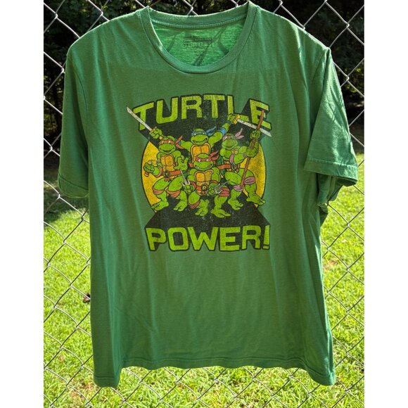 TMNT Teenage Mutant Ninja Turtles Power T-Shirt Men’s 3XL (54-56) Green - Picture 12 of 14